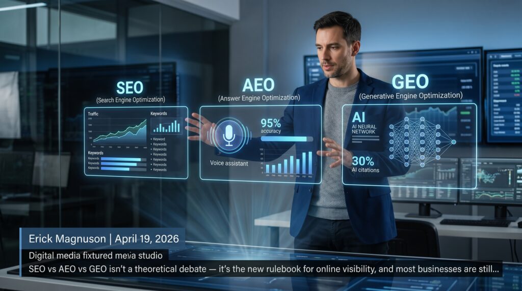 SEO vs AEO vs GEO